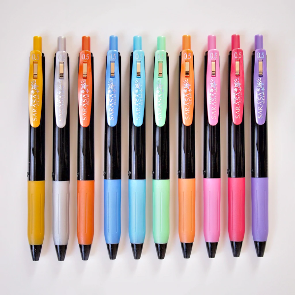 Zebra Sarasa Clip Gel 0.5mm Gold Rollerball Pen