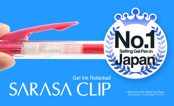 Zebra Sarasa Clip Gel 0.7mm Pink Rollerball Pen