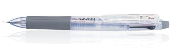 Zebra Sarasa 2 Colour Clear 0.5 Multi Gel Pen + Pencil