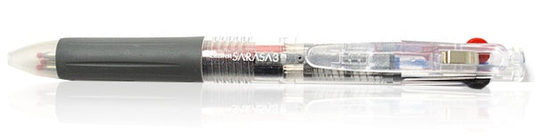 Zebra Sarasa 3 Colour Clear 0.5 Multi Gel Pen