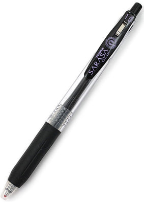 Zebra Sarasa Clip Gel 1.0mm Black Rollerball Pen