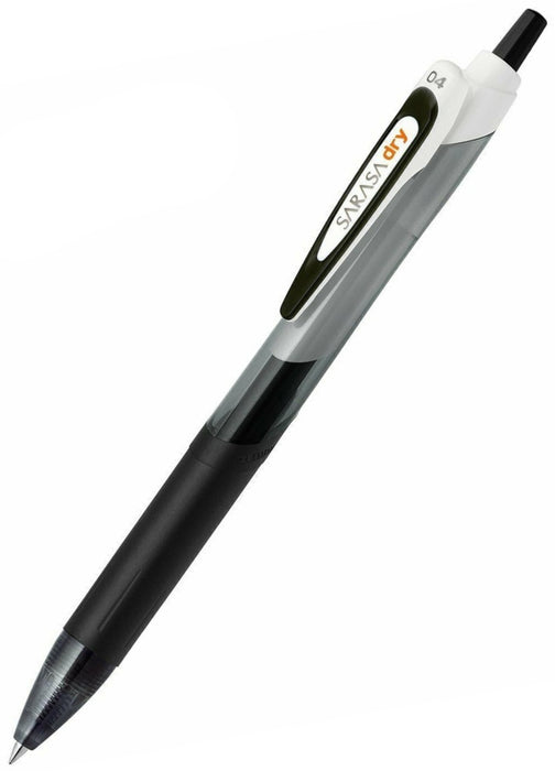 Zebra Sarasa Clip Dry Gel Rollerball Pen - Black. 0.4mm