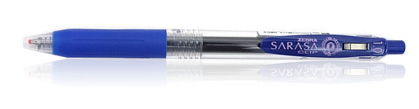 Zebra Sarasa Clip Gel 1.0mm Blue Rollerball Pen