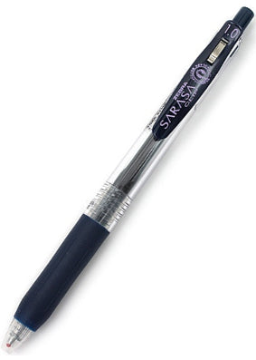 Zebra Sarasa Clip Gel 1.0mm Blue Black Rollerball Pen