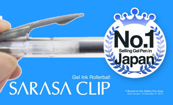 Zebra Sarasa Clip Gel 0.5mm Grey Rollerball Pen