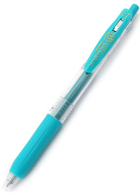 Zebra Sarasa Clip Gel 0.7mm Blue Green Rollerball Pen