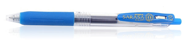 Zebra Sarasa Clip Gel 0.7mm Cobalt Blue Rollerball Pen