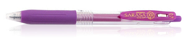 Zebra Sarasa Clip Gel 0.7mm Purple Rollerball Pen