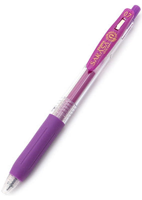 Zebra Sarasa Clip Gel 0.7mm Purple Rollerball Pen