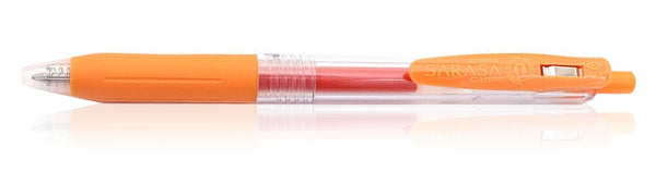 Zebra Sarasa Clip Gel 0.7mm Orange Rollerball Pen
