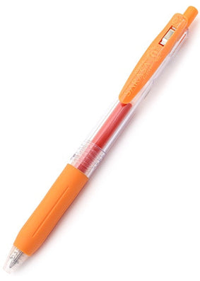 Zebra Sarasa Clip Gel 0.7mm Orange Rollerball Pen