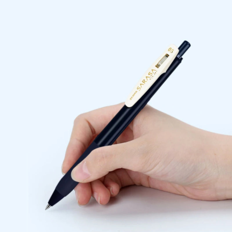Zebra Sarasa Clip Gel Vintage Rollerball Pen - Green Black